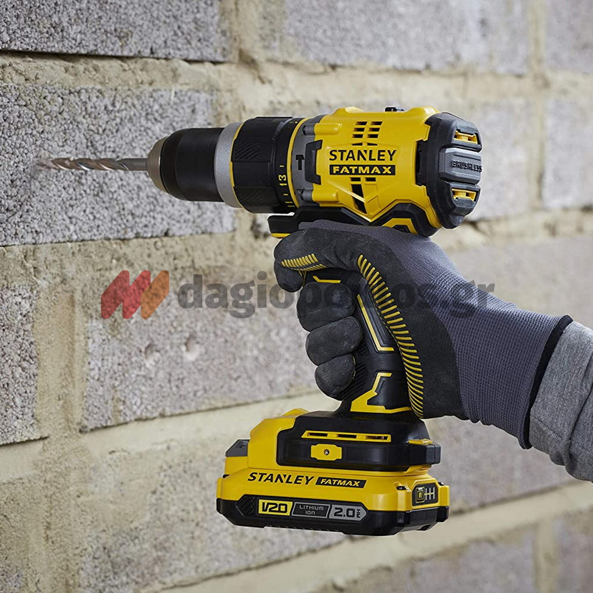 Stanley SFMCD721B-XJ 20V Fatmax Brushless Κρουστικό Δραπανοκατσάβιδο Μπαταρίας 18V Li-Ion SOLO