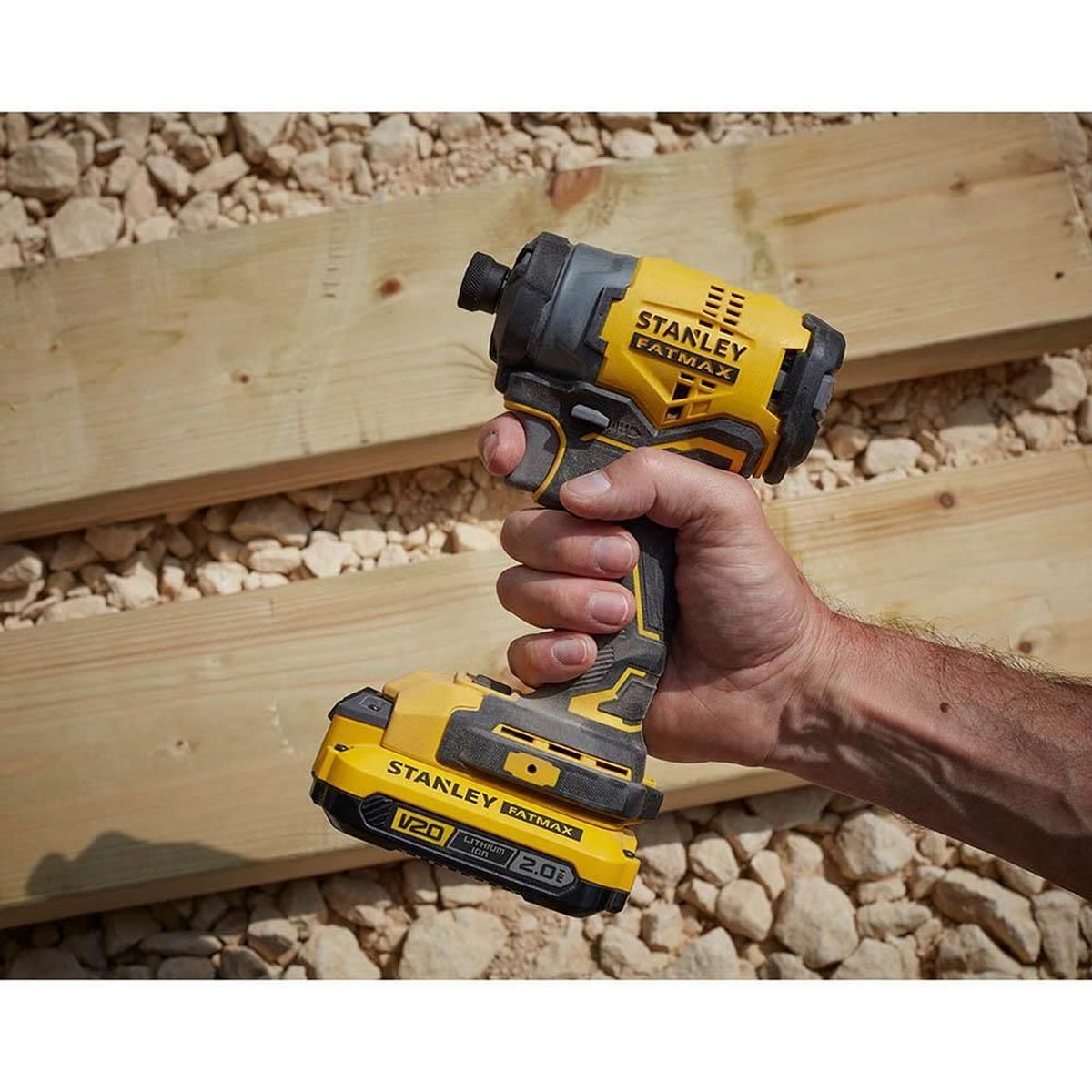 Stanley SFMCK461M2T-QW Fatmax V20 Συλλογή Brushless Κρουστικό Δραπανοκατσάβιδο-Παλμικό Κατσαβίδι-18V Li-Ion-2x4.0Ah-Βαλίτσα T-Stak