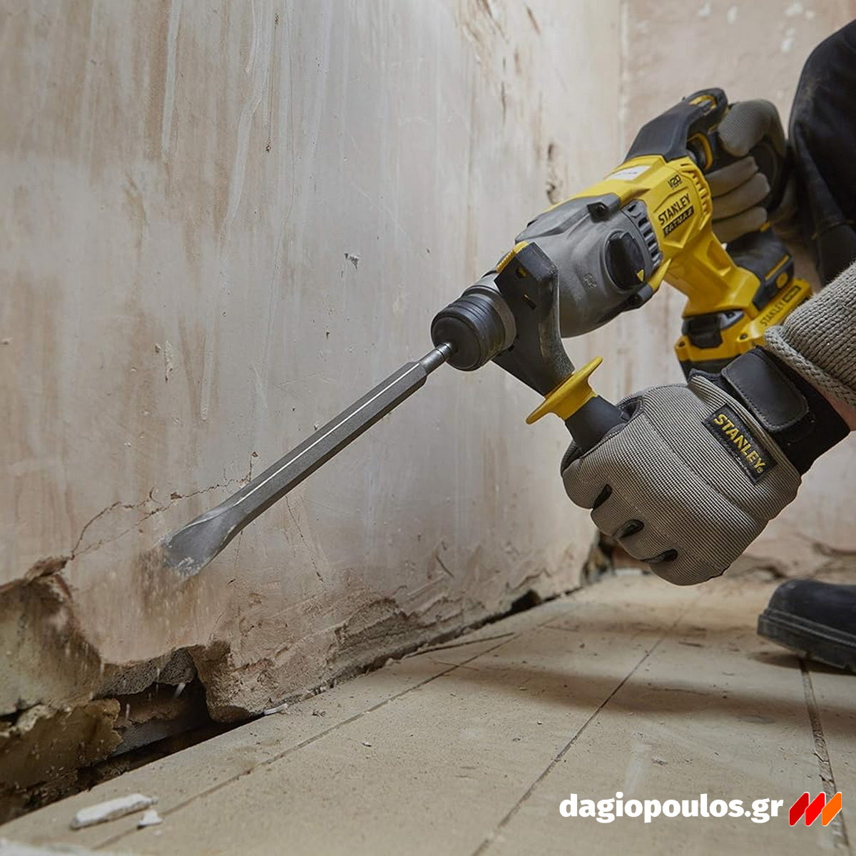 Stanley SFMCK367M2T-QS V20 Συλλογή Brushless Πνευματικό Πιστολέτο, Γωνιακός Τροχός, Κατσαβίδι Γυψοσανίδας 2 Μπατ.4.0Ah, Φορτιστής, Βαλίτσα ProStack