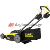 Stanley SFMCMWS251M-QW V20 Brushless Χλοοκοπτική Μηχανή Γκαζόν Μπαταρίας 36V Li-Ion Με 2 Μπαταρίες 4.0Ah