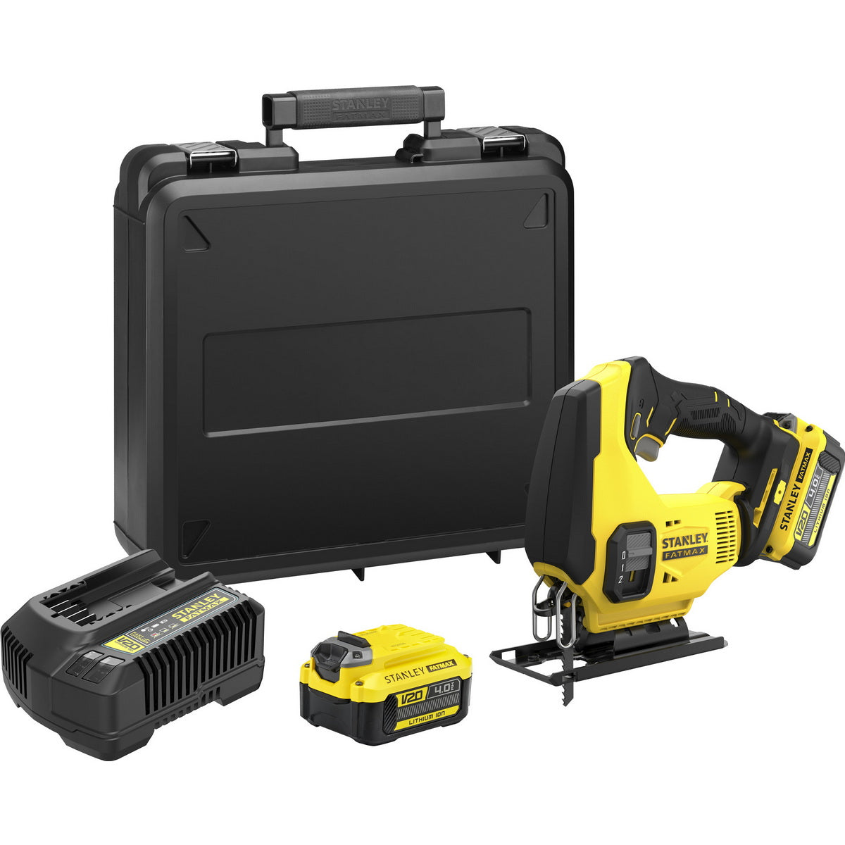 Stanley SFMCS600M2K-QW V20 Σέγα Μπαταρίας 18V Li-Ion Με 2 Μπατ.4.0Ah - Φορτιστή - Βαλίτσα