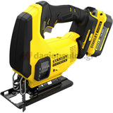 Stanley SFMCS600M2K-QW V20 Σέγα Μπαταρίας 18V Li-Ion Με 2 Μπατ.4.0Ah - Φορτιστή - Βαλίτσα