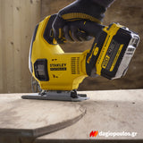 Stanley SFMCS600M2K-QW V20 Σέγα Μπαταρίας 18V Li-Ion Με 2 Μπατ.4.0Ah - Φορτιστή - Βαλίτσα