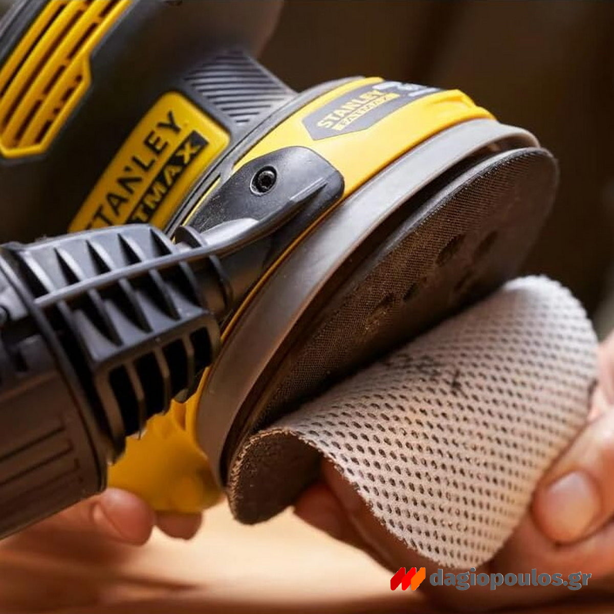 Stanley SFMCW220D1S-QW V20 Έκκεντρο Περιστροφικό Τριβείο Μπαταρίας 18V Li-Ion 125mm Με Μπαταρία 2.0Ah & Τσάντα