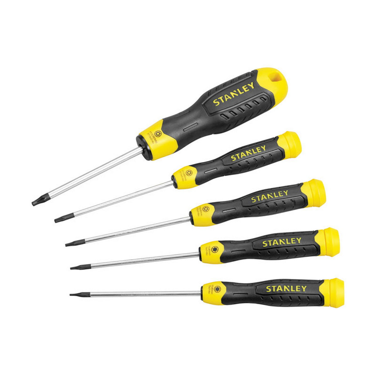 Stanley STHT2-65155 Essential Cushion Grip Συλλογή Κατσαβίδια Torx Σετ 5 Τεμ