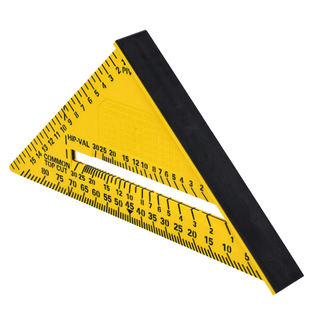Stanley STHT46012-0 Fatmax QUICKSQUARE® Επαγγελματικός Χάρακας - Τρίγωνο - Γωνιόμετρο Μέτρησης & Σχεδιασμού ABS 180mm Διπλής Κλίμακας