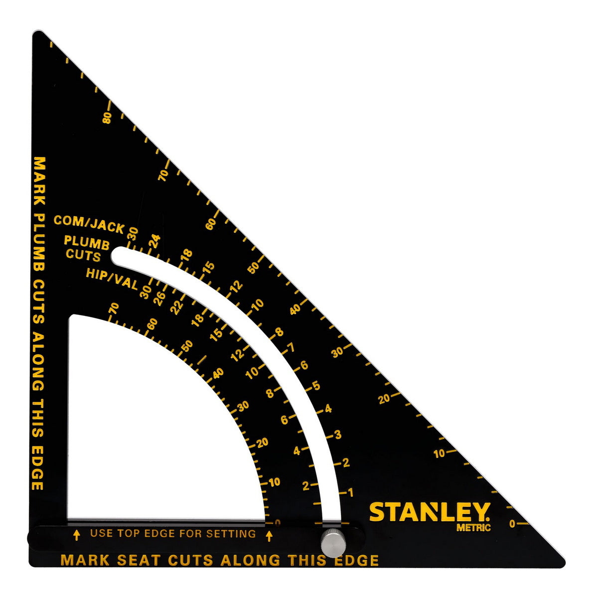 Stanley STHT46054-0 Επαγγελματικός Χάρακας - Τρίγωνο - Γωνιόμετρο Μέτρησης & Σχεδιασμού Αλουμινίου 300mm Ρυθμιζόμενο