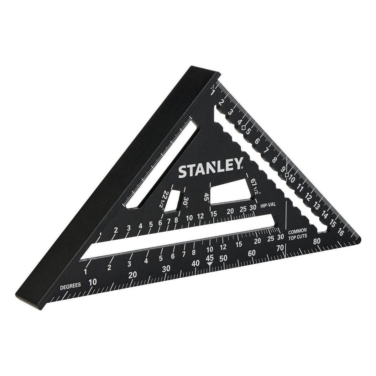 Stanley STHT46101-0 Fatmax® Quicksquare® Επαγγελματικός Χάρακας - Τρίγωνο - Γωνιόμετρο Μέτρησης & Σχεδιασμού Αλουμινίου 180mm
