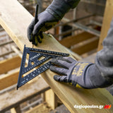 Stanley STHT46101-0 Fatmax® Quicksquare® Επαγγελματικός Χάρακας - Τρίγωνο - Γωνιόμετρο Μέτρησης & Σχεδιασμού Αλουμινίου 180mm