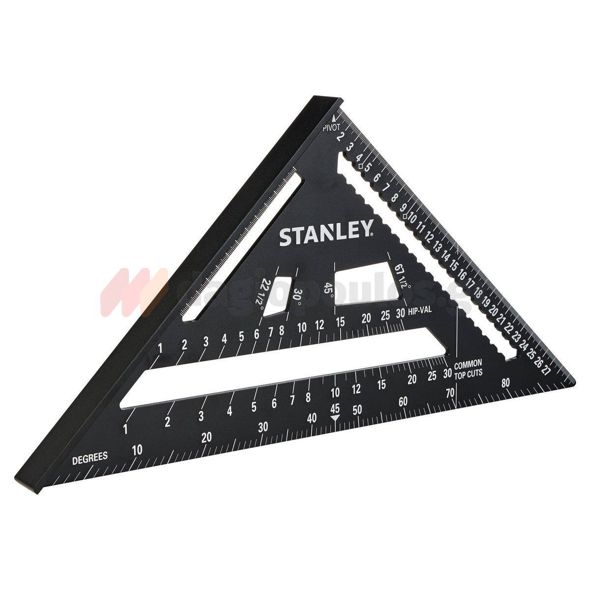 Stanley STHT46102-0 FATMAX® QUICKSQUARE® Επαγγελματικός Χάρακας - Τρίγωνο - Γωνιόμετρο Μέτρησης & Σχεδιασμού Αλουμινίου 300mm