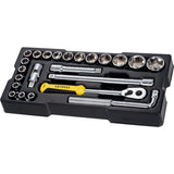 Stanley STMT1-74173 Συλλογή Μανέλα Καστάνιας Με Καρυδάκια 1/2" Σετ 23 Τεμ Σε Θήκη Trans-Module