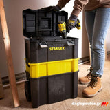 Stanley STST1-80151 Essential Επαγγελματική Εργαλειοθήκη - Εργαλειοφόρος Τροχήλατος 3 Σε 1