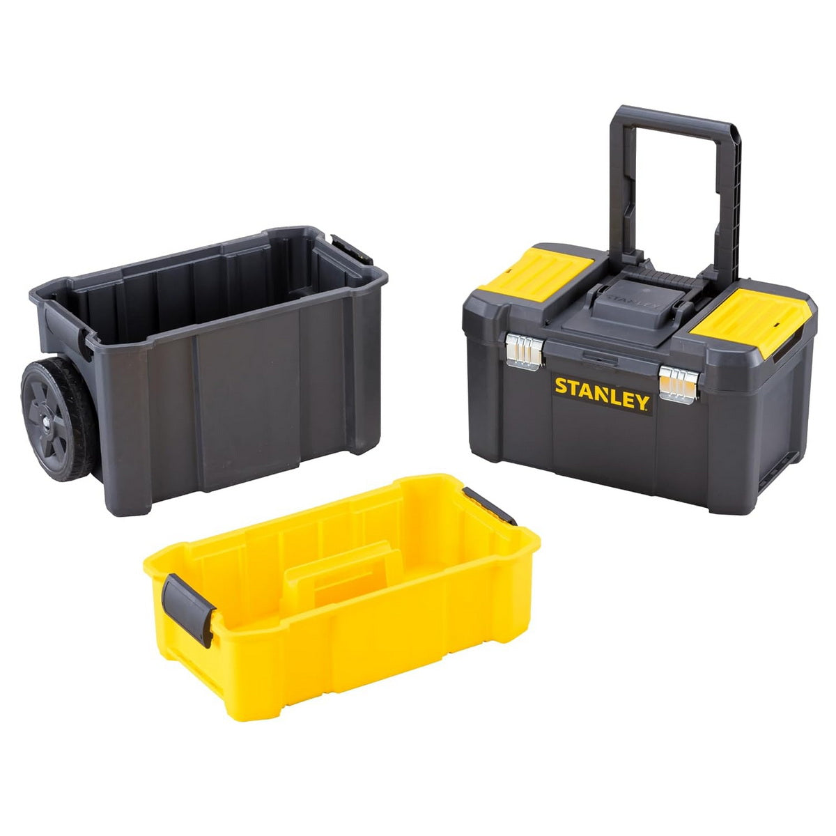 Stanley STST1-80151 Essential Επαγγελματική Εργαλειοθήκη - Εργαλειοφόρος Τροχήλατος 3 Σε 1