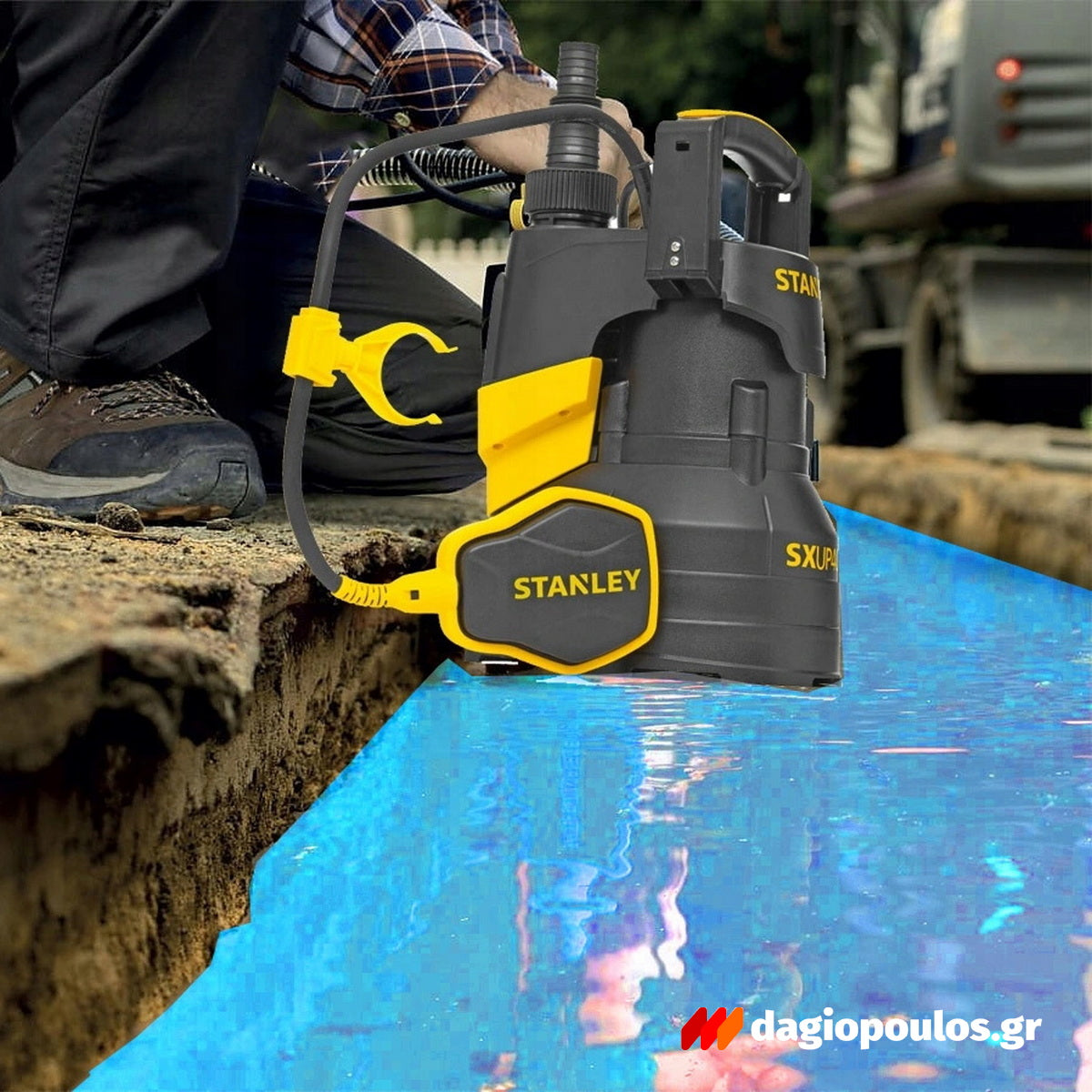 Stanley SXUP400PCE Επαγγελματική Αντλία Βυθιζόμενη (Υποβρύχια) Ακάθαρτων Υδάτων με Φλοτέρ