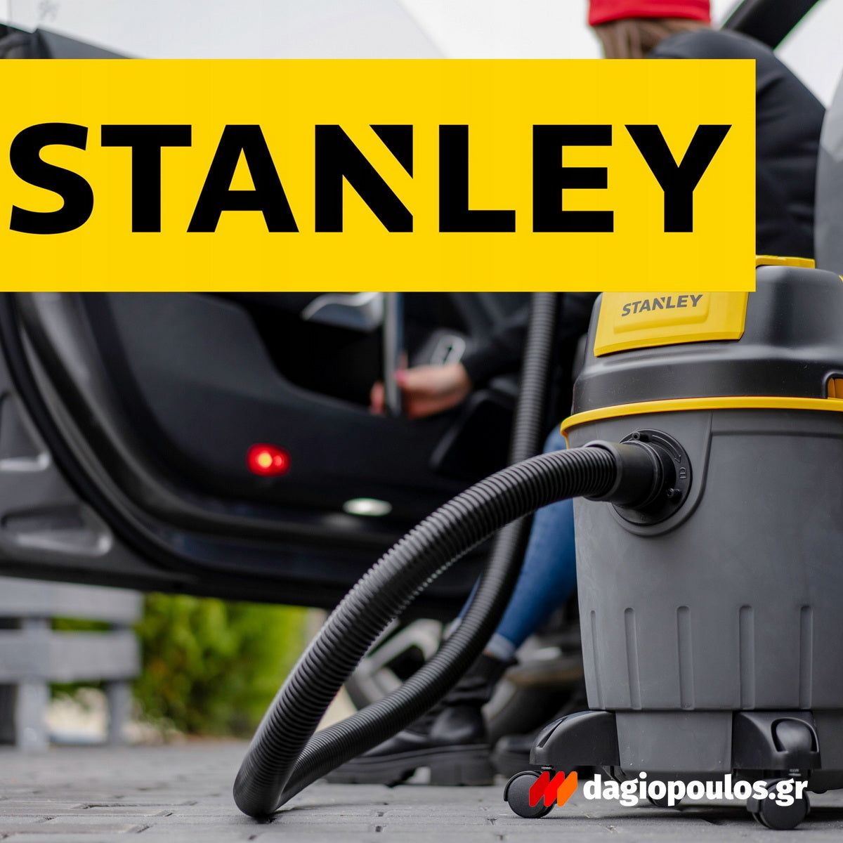 Stanley SXVC20PE Επαγγελματική Ηλεκτρική Σκούπα Υγρών / Στερεών 1200W Με Δοχείο 20Ltr