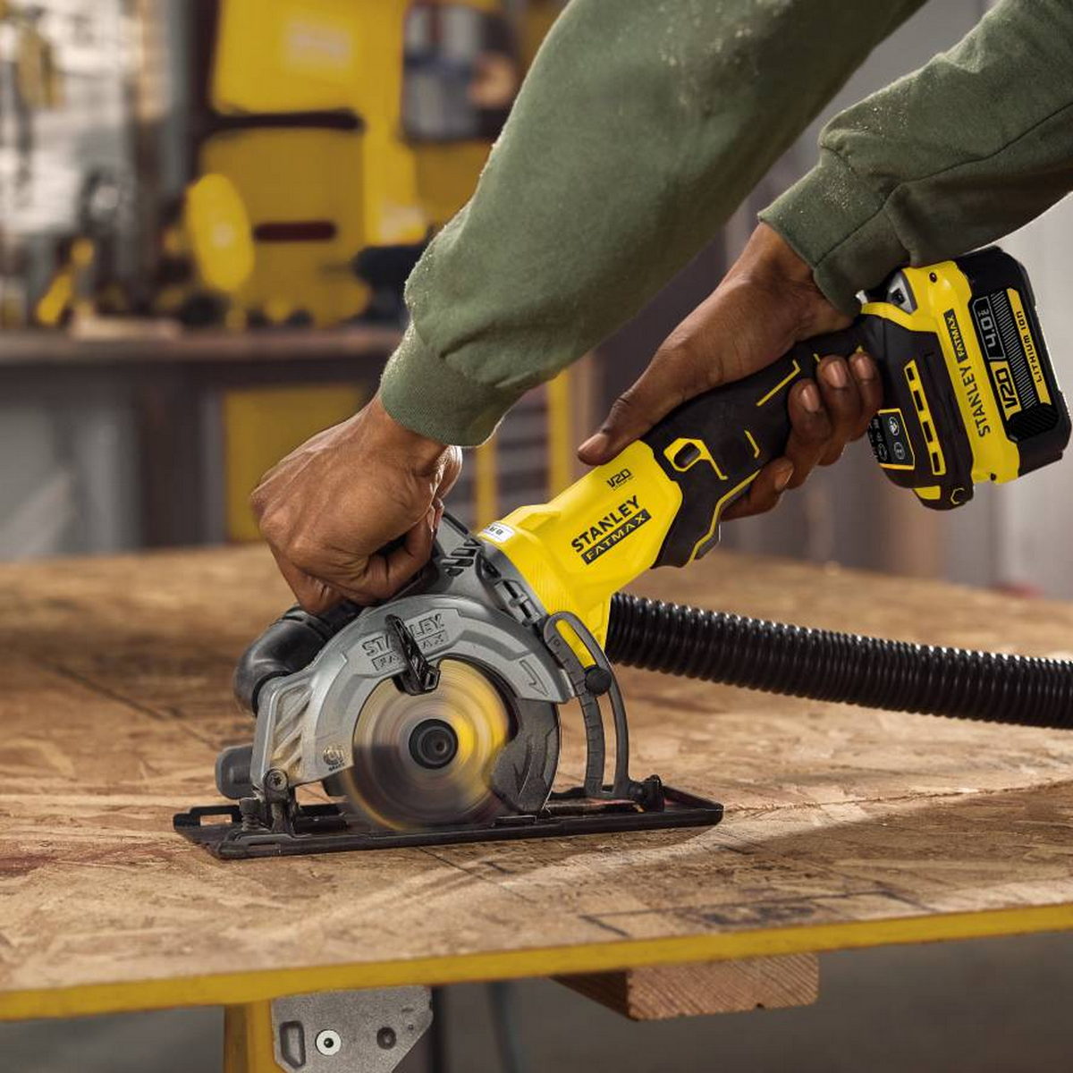 Stanley SFMCS515B-XJ V20 Fatmax Brushless Δισκοπρίονο Μπαταρίας 18V Li-Ion 115mm SOLO