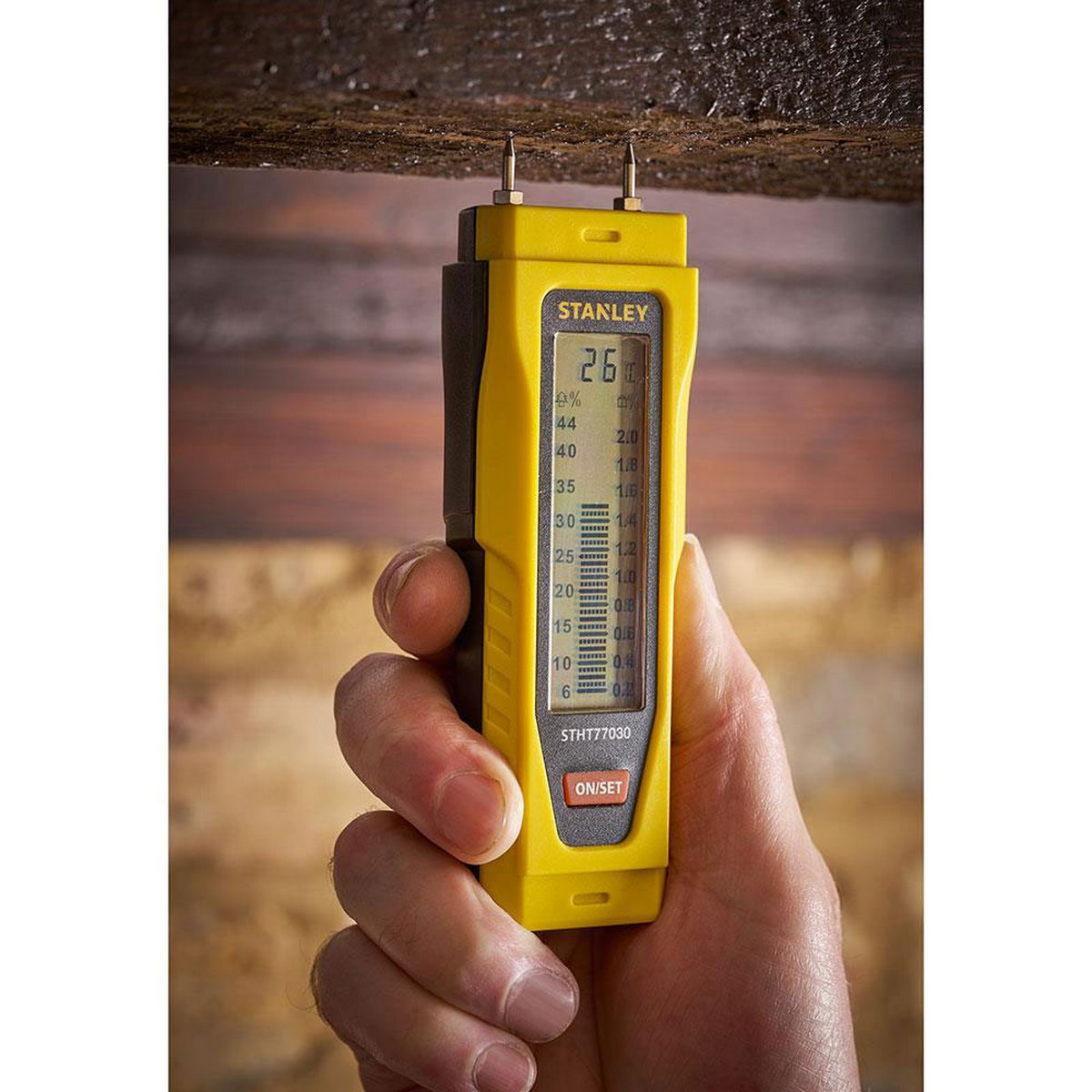 Stanley 0-77-030 Μετρητής Υγρασίας (Υγρασιόμετρο) Μπαταρίας Χειρός