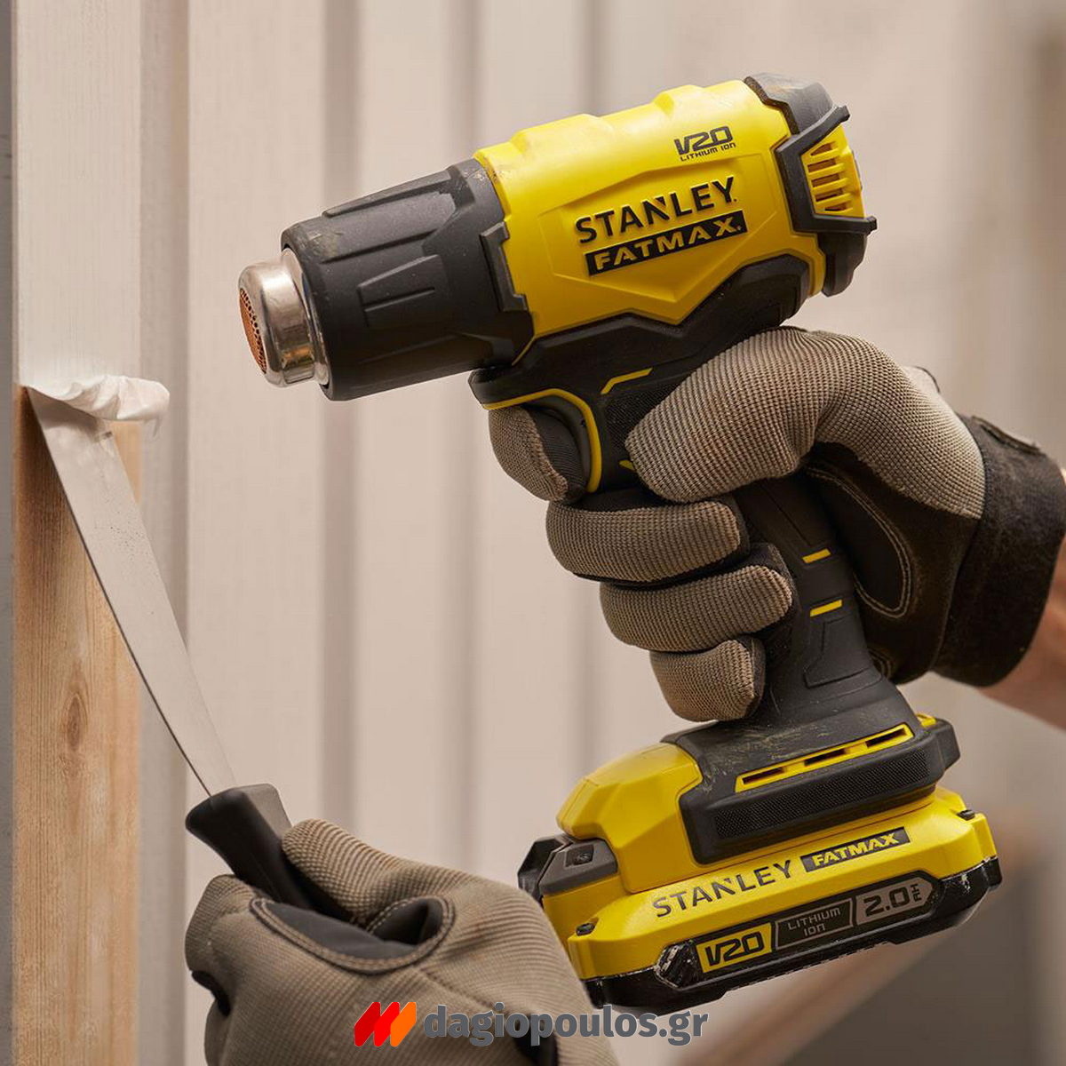 Stanley SFMCE530B-XJ Fatmax V20 Πιστόλι Θερμού Αέρα 18V Li-ion SOLO