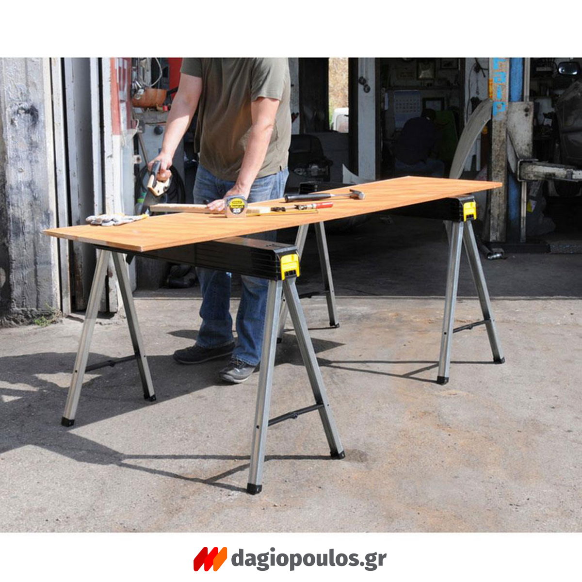 Stanley 1-97-475 Καβαλέτα Εργασίας Πτυσσόμενα Βαρέος Τύπου Σετ 2 Τεμ