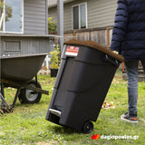 TAYG ECO 423239 Κάδος Απορριμμάτων Με Πεντάλ & Ρόδες 120Ltr ΚΑΦΕ
