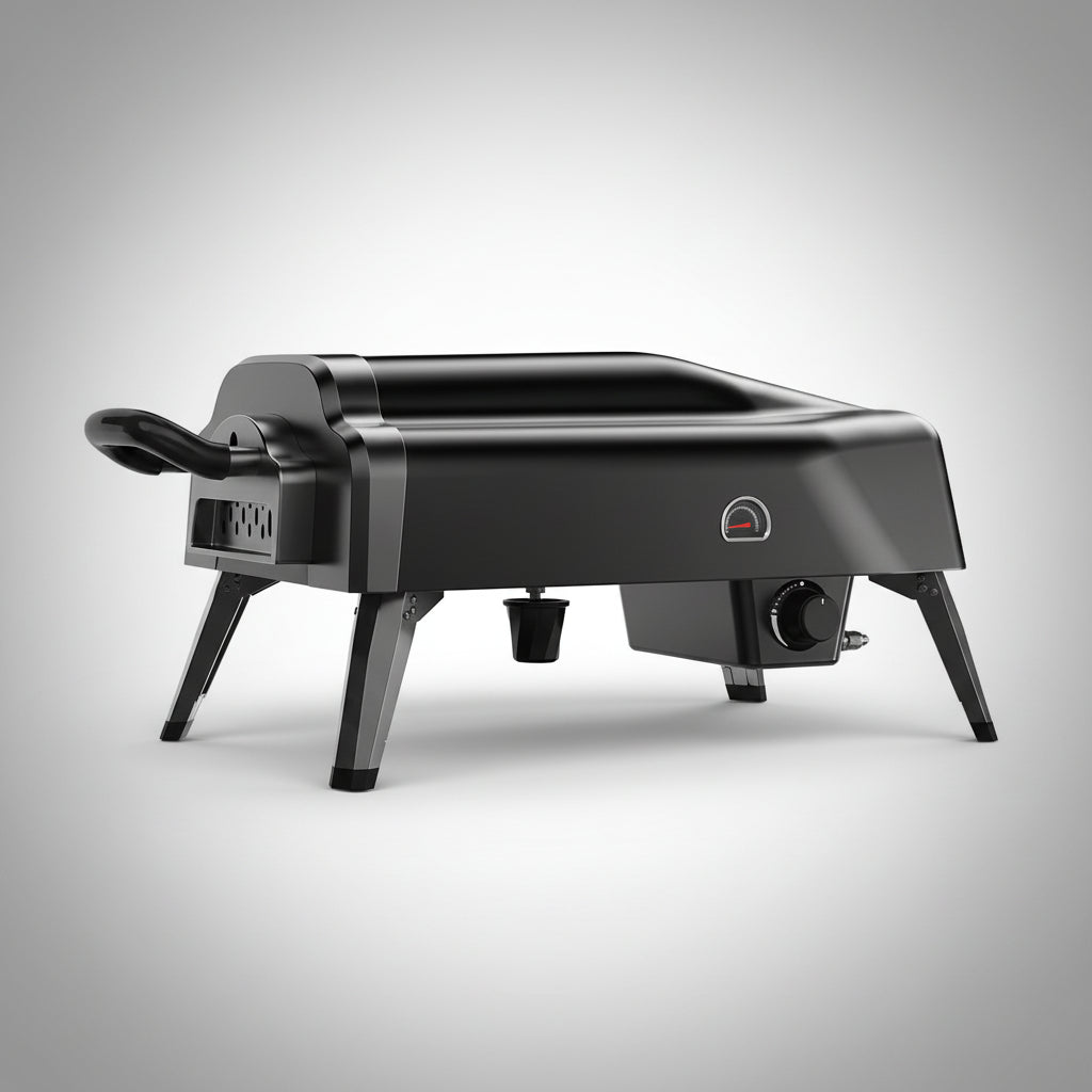 Trooster TGP-16 Rotating Φούρνος Πίτσας Υγραερίου Με Περιστρεφόμενη Πέτρα