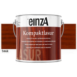 einzA Kompaktlasur Βερνίκι Εμποτισμού Προστασίας Ξύλου Διαλύτου ΤΗΚ (TEAK)