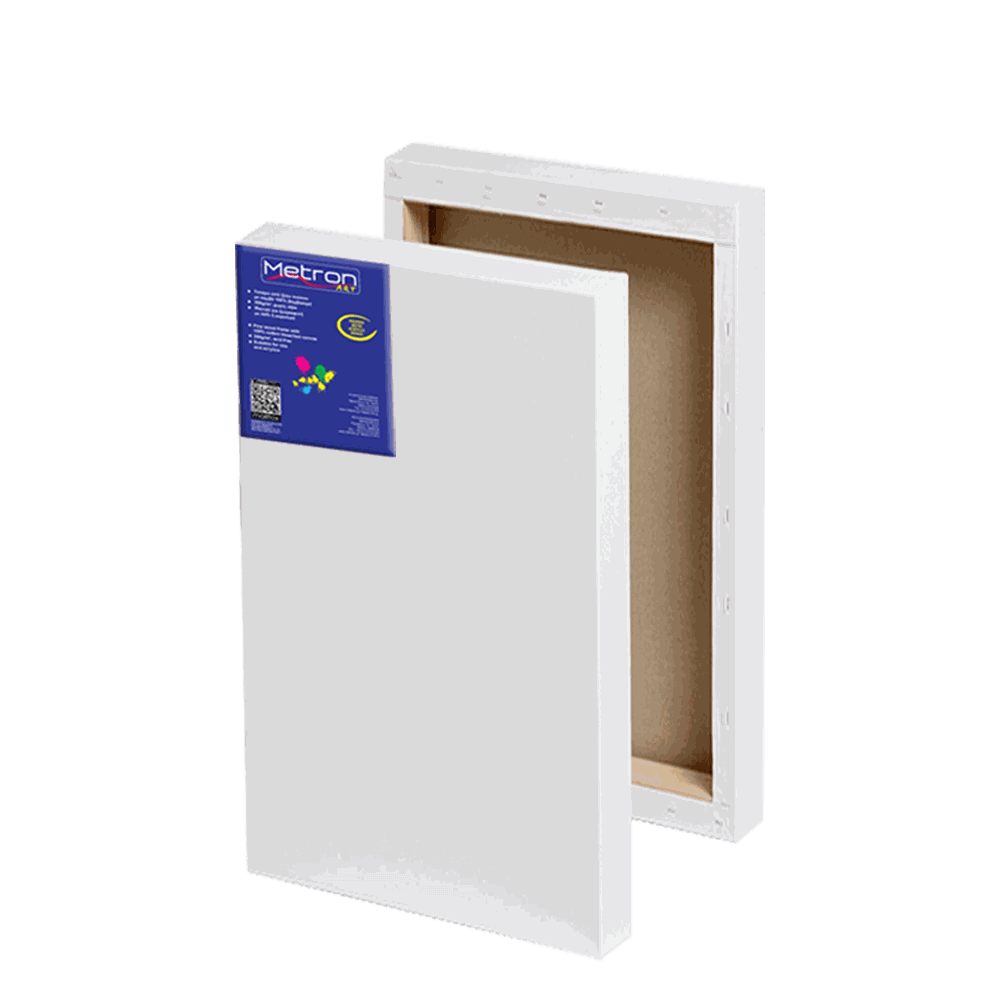 Τελάρο Ζωγραφικής Χονδρό (Box) Με Έτοιμο Προετοιμασμένο Βαμβακερό Καμβά 80x120 cm