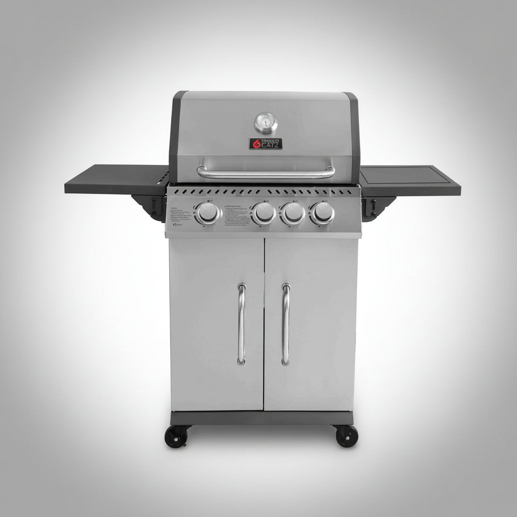 Thermogatz GS GRILL ELITE INOX BBQ Ψησταριά Υγραερίου 3+1  Εστίες 11.5 kW