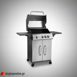 Thermogatz GS GRILL ELITE INOX BBQ Ψησταριά Υγραερίου 3+1  Εστίες 11.5 kW