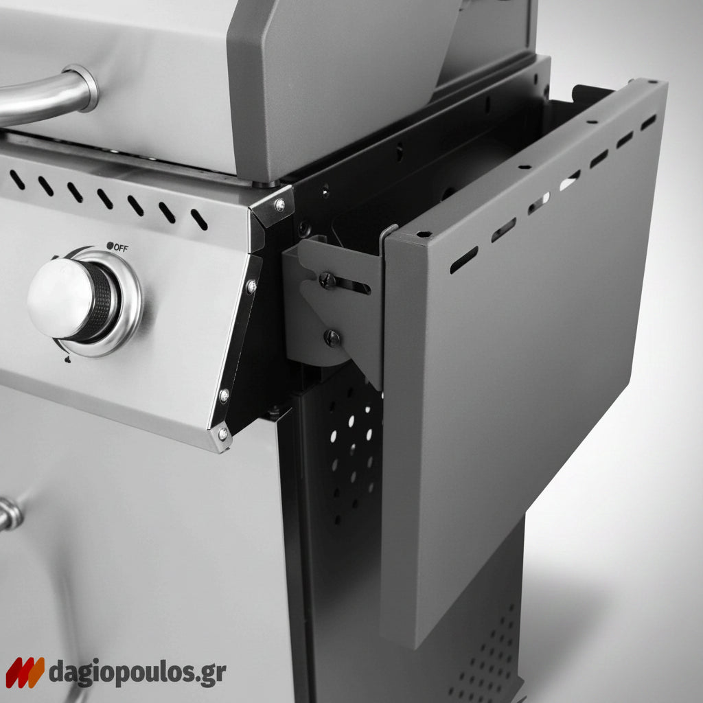 Thermogatz GS GRILL ELITE INOX BBQ Ψησταριά Υγραερίου 3+1  Εστίες 11.5 kW