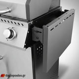 Thermogatz GS GRILL ELITE INOX BBQ Ψησταριά Υγραερίου 3+1  Εστίες 11.5 kW