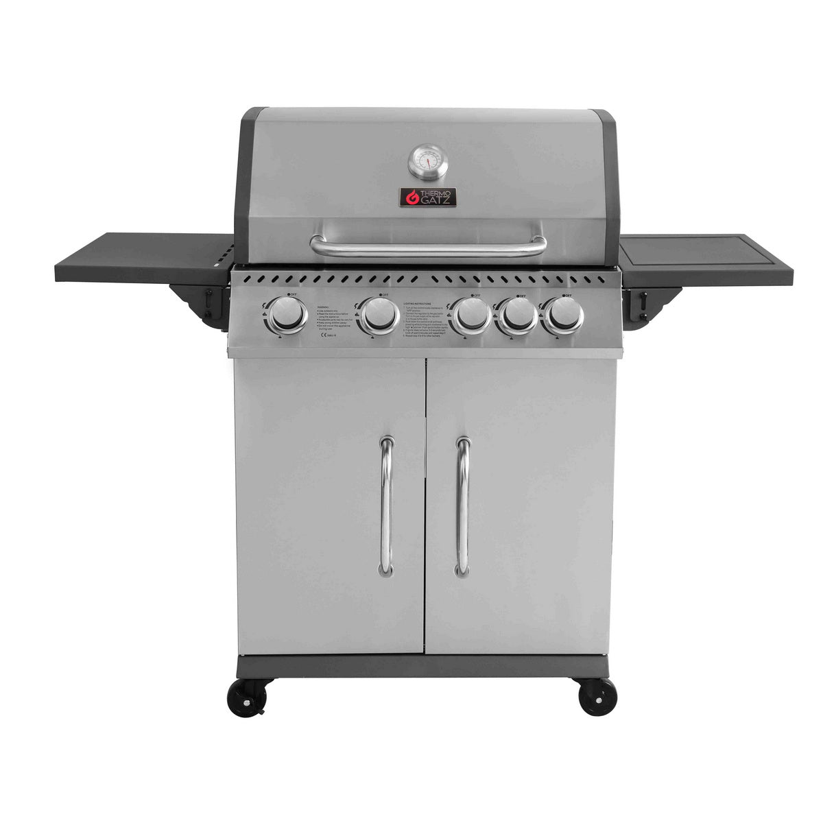 Thermogatz GS GRILL ELITE ΙΝΟΧ BBQ Ψησταριά Υγραερίου 4+1 Εστιών 14.5kW