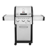 Thermogatz GS GRILL SUPERIOR ΙΝΟΧ BBQ Ψησταριά Υγραερίου 3+1 Εστιών 14kW