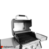 Thermogatz GS GRILL SUPERIOR ΙΝΟΧ BBQ Ψησταριά Υγραερίου 3+1 Εστιών 14kW