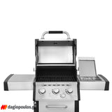 Thermogatz GS GRILL SUPERIOR ΙΝΟΧ BBQ Ψησταριά Υγραερίου 3+1 Εστιών 14kW
