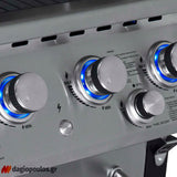 Thermogatz GS GRILL SUPERIOR ΙΝΟΧ BBQ Ψησταριά Υγραερίου 3+1 Εστιών 14kW