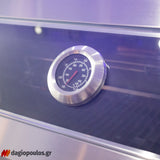 Thermogatz SEMI-PROF TGH-BI-B4-G BBQ Ψησταριά Υγραερίου 4+1 Εστιών 19.3kW