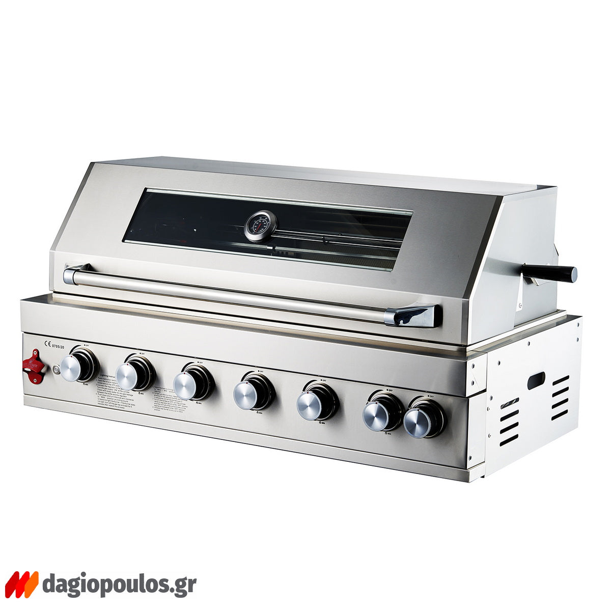 Thermogatz SEMI-PROF TGH-BI-B8B-G BBQ Ψησταριά Υγραερίου 6+1 Εστιών 26.7kW