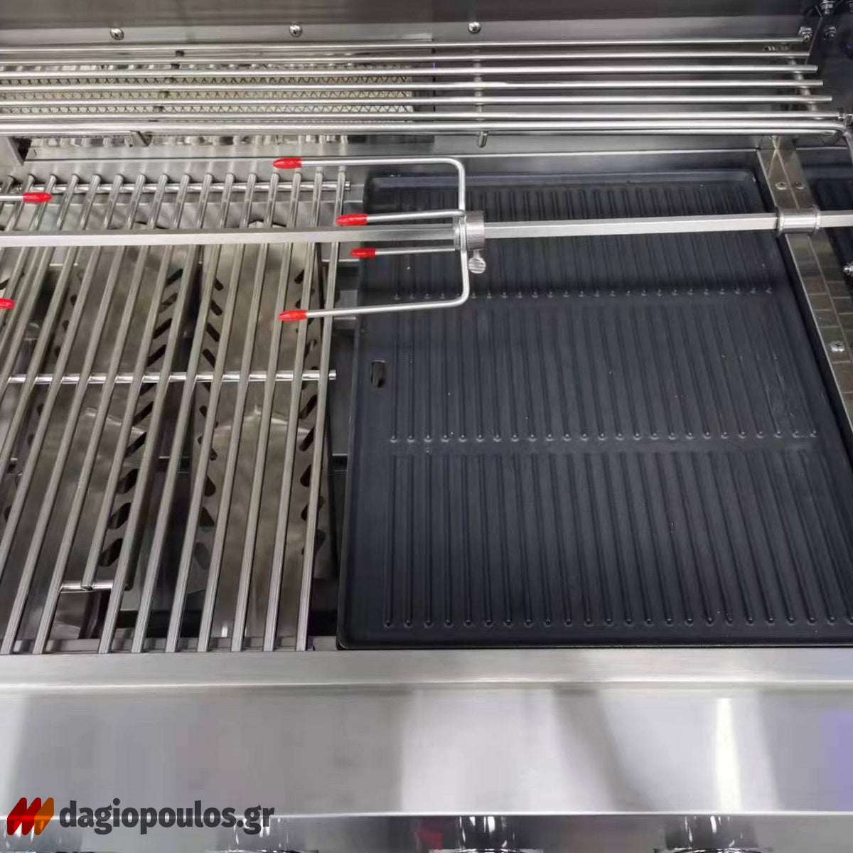 Thermogatz SEMI-PROF TGH-BI-B8B-G BBQ Ψησταριά Υγραερίου 6+1 Εστιών 26.7kW