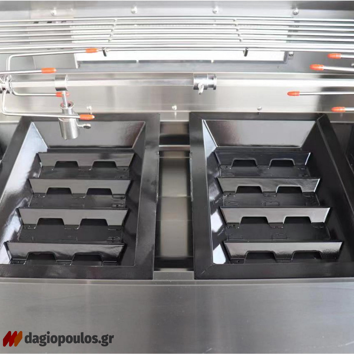 Thermogatz SEMI-PROF TGH-BI-B8B-G BBQ Ψησταριά Υγραερίου 6+1 Εστιών 26.7kW