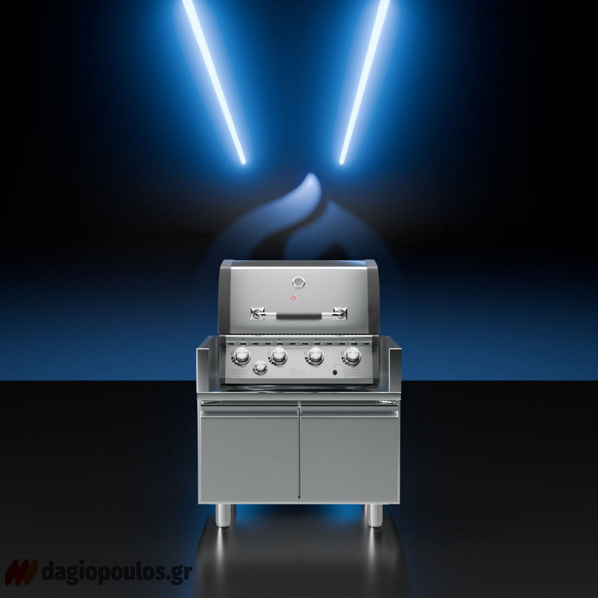 Thermogatz SEMI-PROF TGH-BI-M61 BBQ Ψησταριά Υγραερίου 4+1 Εστιών 17.5kW