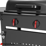 Thermogatz GS GRILL 2+ PLANCHA BBQ Ψησταριά Υγραερίου 2 Εστιών & Πλάκας 8kW
