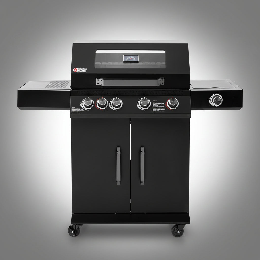 Thermogatz GS GRILL ABYSS VIEW BBQ Ψησταριά Υγραερίου 4+1+1 Εστιών 19kW