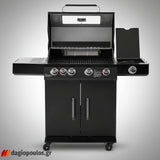 Thermogatz GS GRILL ABYSS VIEW BBQ Ψησταριά Υγραερίου 4+1+1 Εστιών 19kW