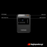 Topdon V1200Air Φορητός Εκκινητής (Starter) - Power Bank Μπαταρίας Αυτοκινήτου 12V 1200Α 10Ah