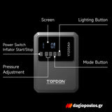Topdon V1200Air Φορητός Εκκινητής (Starter) - Power Bank Μπαταρίας Αυτοκινήτου 12V 1200Α 10Ah