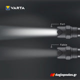 Varta Indestructible F10 Pro Led Φακός Χειρός 300 Lumens