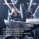 Varta Indestructible F30 Pro Led Φακός Χειρός 650 lumens