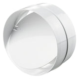 Vents Βαλβίδα Αναστροφής Πλαστική Φ125mm ΛΕΥΚΗ