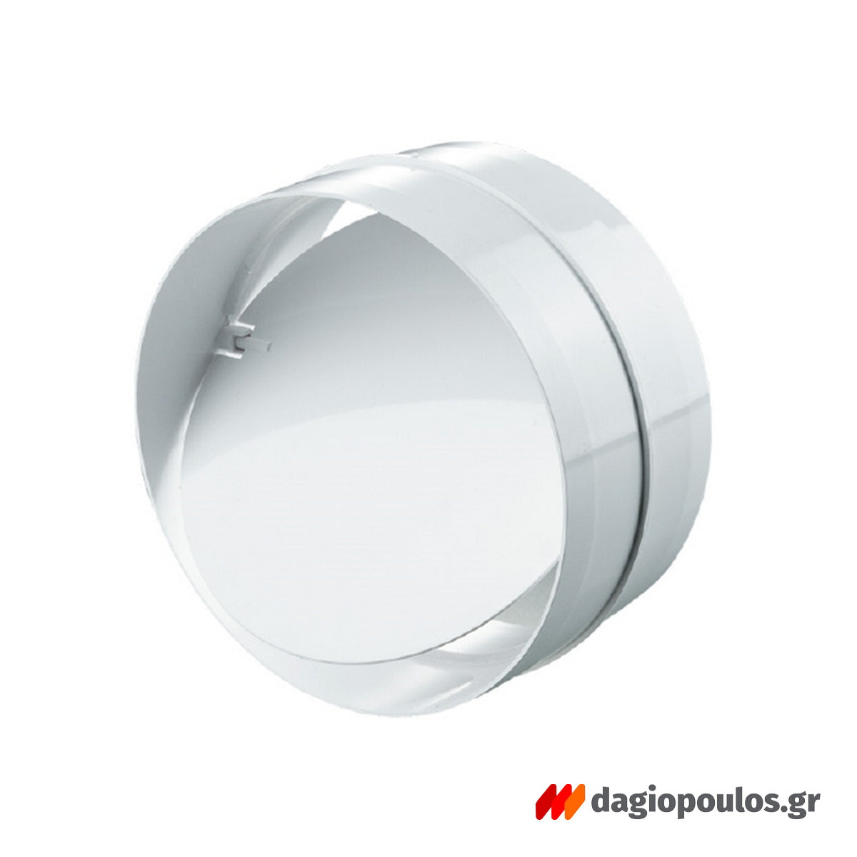 Vents Βαλβίδα Αναστροφής Πλαστική Φ125mm ΛΕΥΚΗ